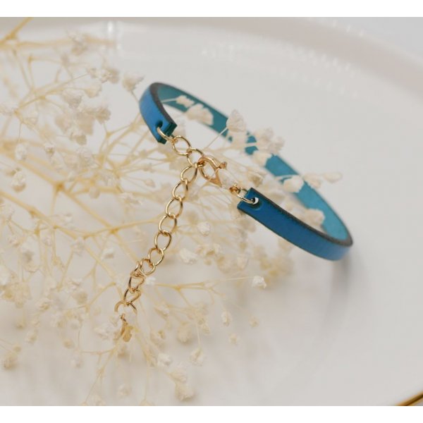 Fu&szlig;kettchen aus feinem Leder zum Anpassen durch Gravur