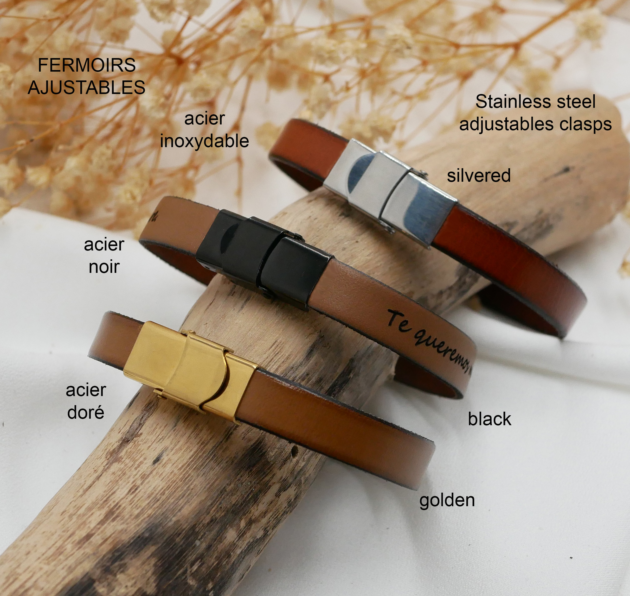 Lederarmband mit doppelter Umdrehung des Handgelenks Dekor Meeresanker anpassbar 