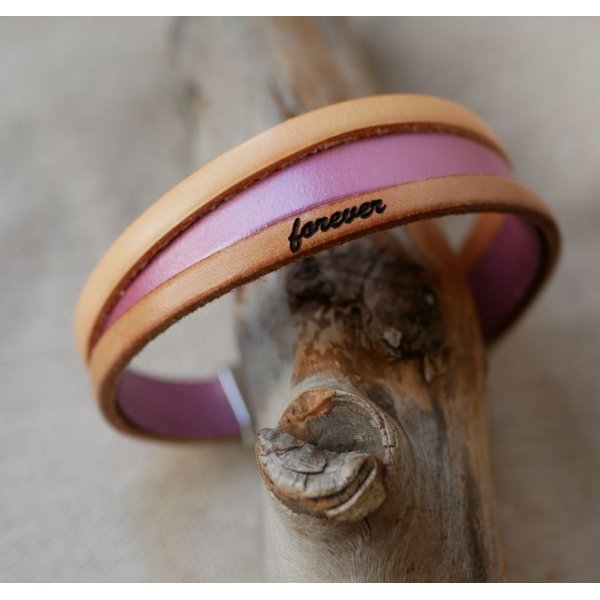 Pfirsich und Rose Manschettenarmband in Customize 