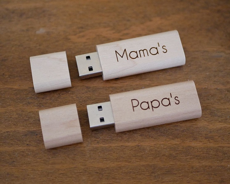 Geschenkset f&uuml;r M&auml;nner USB-Stick mit Gravur + personalisierbares Lederarmband + Makramee-Schl&uuml;sselanh&auml;nger 