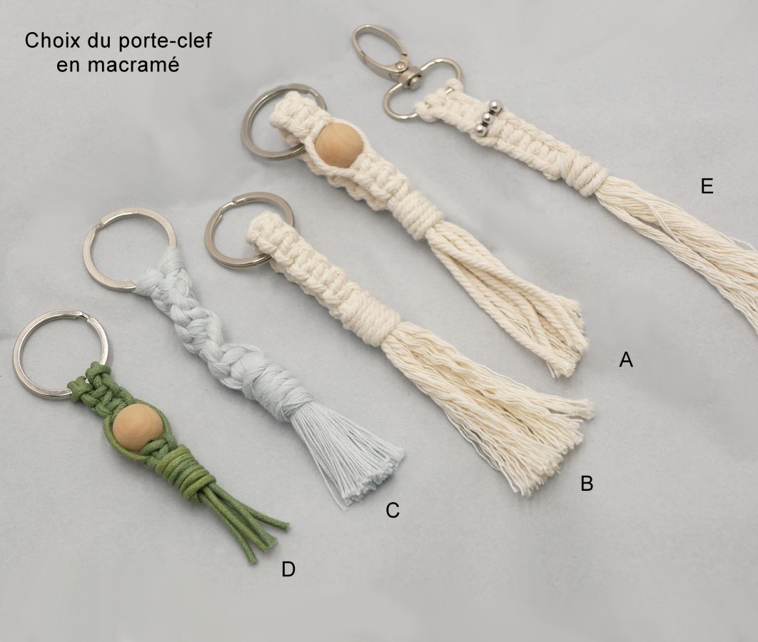 Geschenkset für Männer USB-Stick mit Gravur + personalisierbares Lederarmband + Makramee-Schlüsselanhänger 