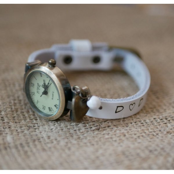 Uhr Lederarmband vollst&auml;ndig anpassbar 