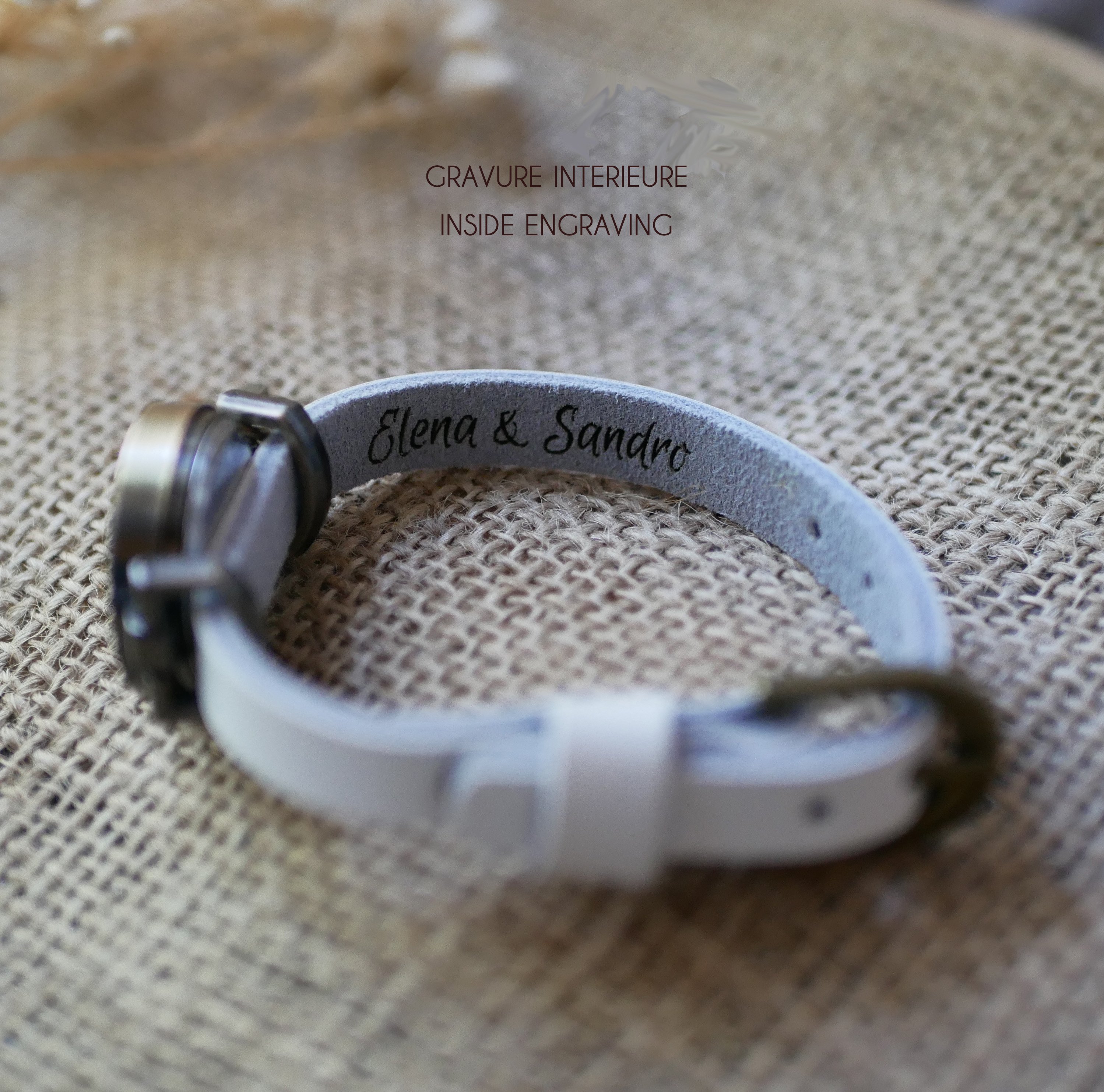 Uhr Lederarmband vollst&auml;ndig anpassbar 